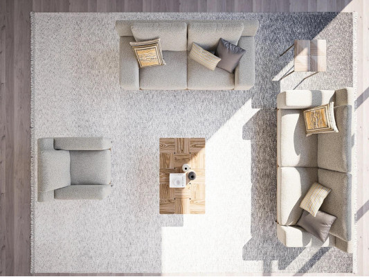 Sofasēžu komplekts Polstermöbel Sofa Dzīvojamā istaba 5 gab. Galdiņš no koka Blakusgalds Jauns