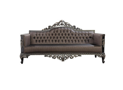 Luksusa trīsvietīga dizaina sofa ar trīm sēdvietām - mīkstās mēbelēs, Chesterfield stila sofā.