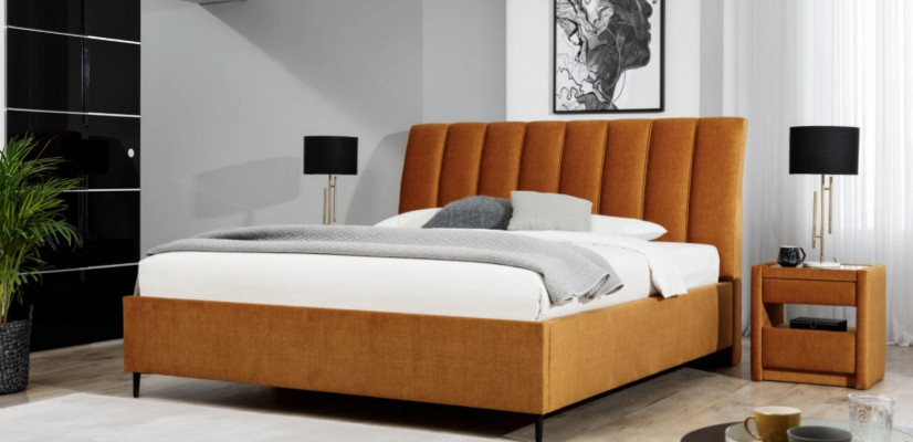 Luksusa sānu skapis ar spoguli, eleganta beige komoda, moderns mēbeļu dizains komplektā jauns