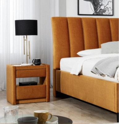 Luksusa sānu skapis ar spoguli, eleganta beige komoda, moderns mēbeļu dizains komplektā jauns
