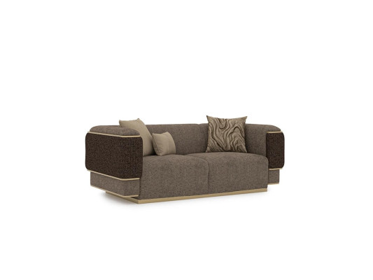 Sofas komplektā 4 gab. Tekstila divvietīgs dīvāns pirkstu balstu krēsls jauns divvietīgs dīvāns