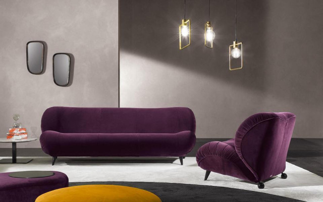 Prianera Luxus Sofa 3 vietu dīvāns, auduma dizaina dīvāns, mēbeles stils, tekstila jauns