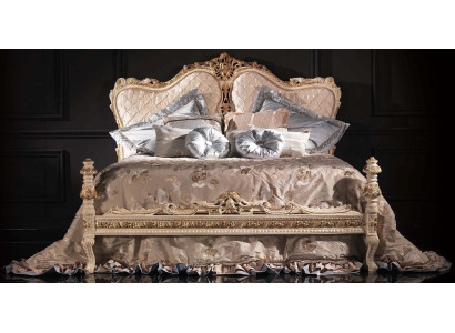 Chesterfield gulta Luksusa divguļamais itāliešu mēbelis Apdare Boiserie gultas.