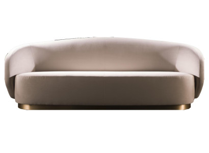 Gulta 3-vietīga Klasiskā gulta Luksusa mēbeles Dīvāns Polstrēts Dīvāns Trīsvietīgs Itālija.