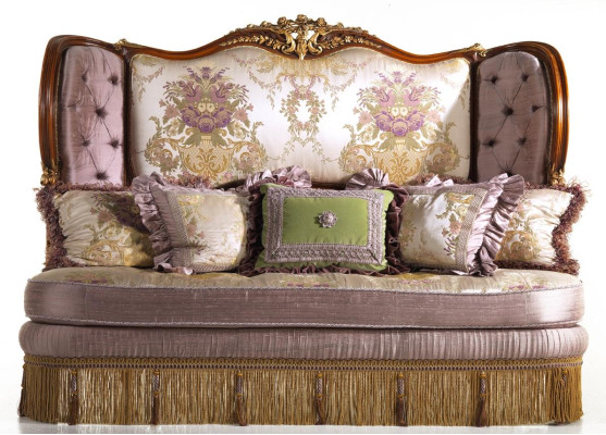 Laika neievainojamība Elegantais lilas krāsas Chesterfield trijvietīgais dīvāns jūsu mājai.