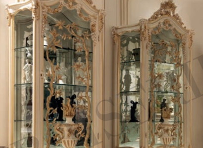 Vitrine Stikla skapis Skapji Plaukts Koka vitrīns Moderns dizains Dzīvojamā istaba Jauns