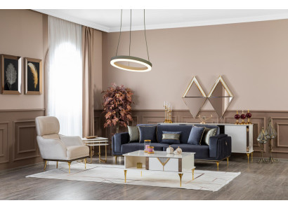 Sēdētājs Divgadīgais dīvāns galdiņš BeistelltischDesign Polster Sofas Jaunums