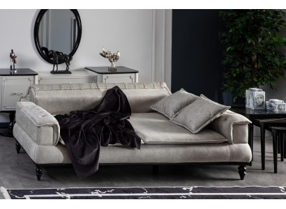 Chesterfield Luxus dīvāns Sofa xxl liels dīvāns Dreisitzer audums 3 sitzes dīvāni