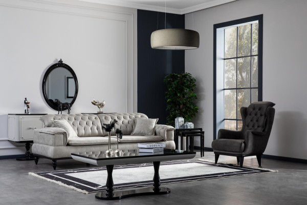 Chesterfield Luxus dīvāns Sofa xxl liels dīvāns Dreisitzer audums 3 sitzes dīvāni