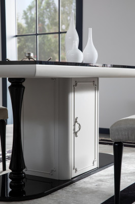Luxusa galda dizains Galdi ēdamistabas mēbeles Galda dzīvojamā istaba 185x95