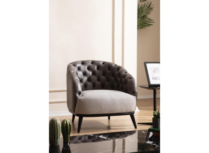 Luksusa dīvāns Chesterfield vienvietīga krēsla mēbeles atpūtas zonai kluba dīvāns 1-vietīgs