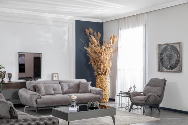 Sofas komplekts 3-vietīga dīvāns galds galdiņš komplektā dizaina mēbeles dizains
