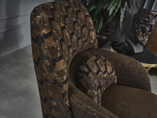 Sofas komplekts dīvāns 3-sējēji krēsls mēbeles luksusa dizains Jauns brūns