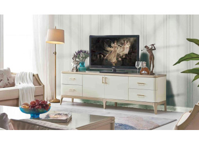 televīzijas skapis Lowboard mēbeles skapji dzīvojamā istaba sideboar balts komoda sideboard