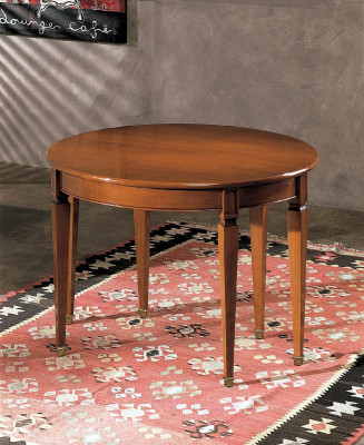 Ēdamgalds Luxury Round Table Solid Wood Italy New Dining Room Tables Round Furniture