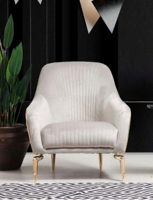 Krēsla vienvietīgs luksuss. Pamatnes dizains Tekstils Sēžamvieta Audums Moderns