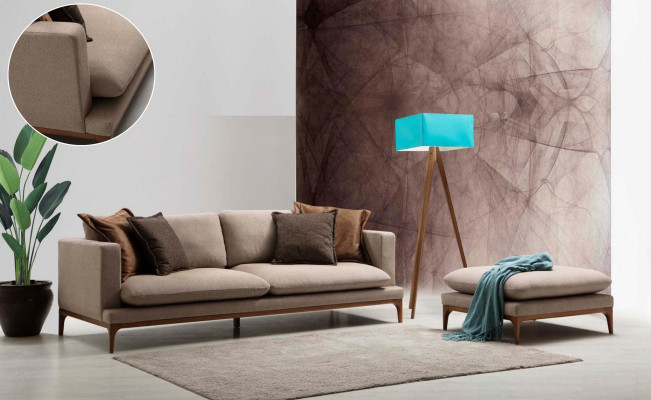 Divvietīga dīvāna 2 vieta, auduma mīksto mēbeļu telpā poliesters moderns stils jauns.