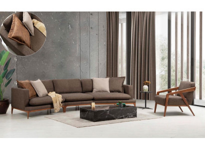 Sofas stūra dīvāns krēsls dīvāns stūris mājas krēsli luksusa kresls komplekts auduma jauns