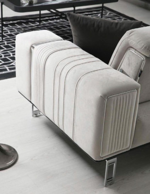 Sofa luksusa dīvāns komplekts 3+3+1 sēdvietu dīvāni krēsli auduma dizaina mēbeles jaunas