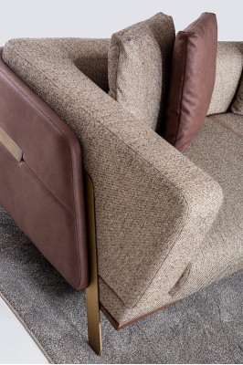 Luksusa dīvāns 4-vietīgie dīvāni Moderni mīkstajie dīvāni Tekstila dizainera dīvāns Jauns