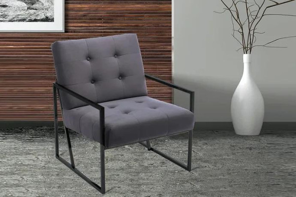 Pilīškais Chesterfield krēsls ar koka karkasu Luksusa dzīvojamās istabas mēbeles 1-vietīgs