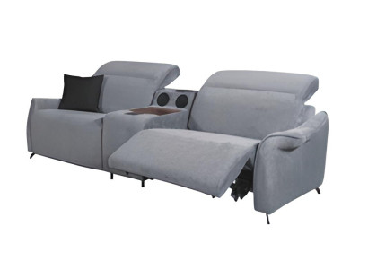 Pelnīgais čīkstējošais dīvāns dizainera 3-vietīgs trīsvietīgs ar mūzikas iekārtu moderns