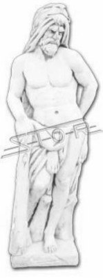 Zeus 168 cm Skulptūras dizaina figūra statuja dārzā figūra statuja