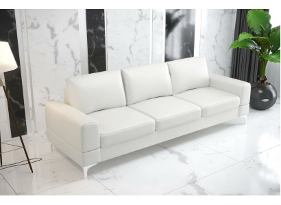 Dzīvojamo istabu dizains Tekstils 3-vietīgs Baltas Elegants Moderns Dīvāns Ar Polsterējumu Jauns