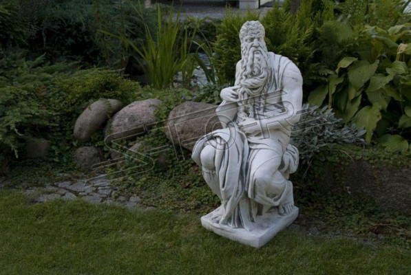 Ūdensvīrs figūras statuja dārza dekorācijai Poseidona dieva figūra