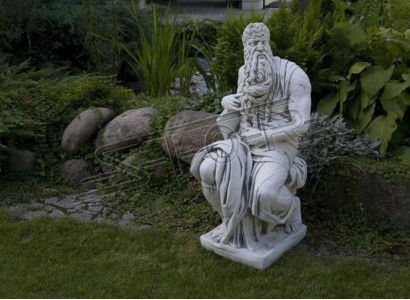 Ūdensvīrs figūras statuja dārza dekorācijai Poseidona dieva figūra