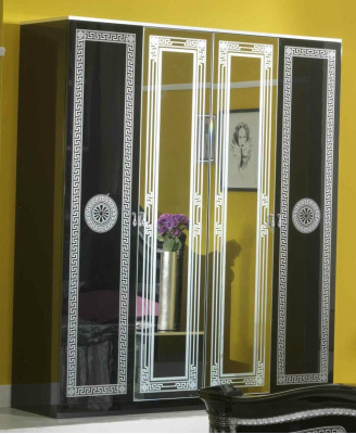 Guļamistabas komplekts Karaliskajā stilā Moderns gultas galda komplekts 6 gab. Jaunums