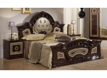 Chesterfield 3 gabalas komplekts Gulta 2x Nakts skapis Gultas Dubultzupa Viesnīcas Polster Konsole