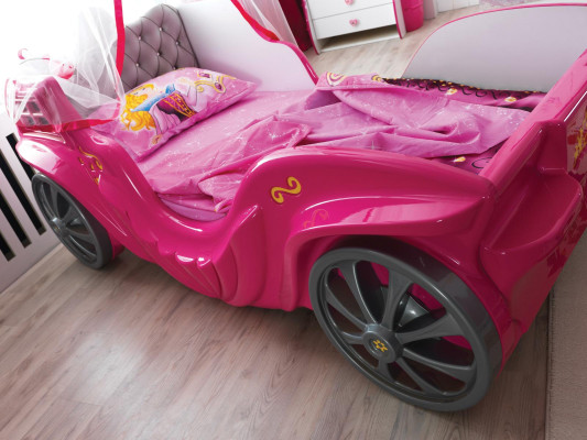 Guļamistaba Bērnu gultiņa Gultas Bērnu istaba Meitene Auto Bērnu mēbeles Rozā