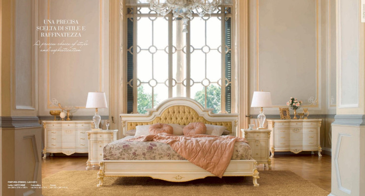 Gultas Dubultgulta Chesterfield Luksusa audums Guļamistaba Beža krāsa Gultas