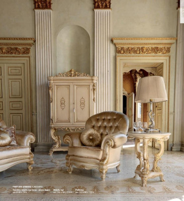 Sēdēt Chesterfield ausu krēsls 1 vietas sēdeklis audums Beige viesistaba.