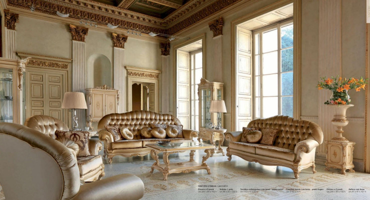 Sēdēt Chesterfield ausu krēsls 1 vietas sēdeklis audums Beige viesistaba.