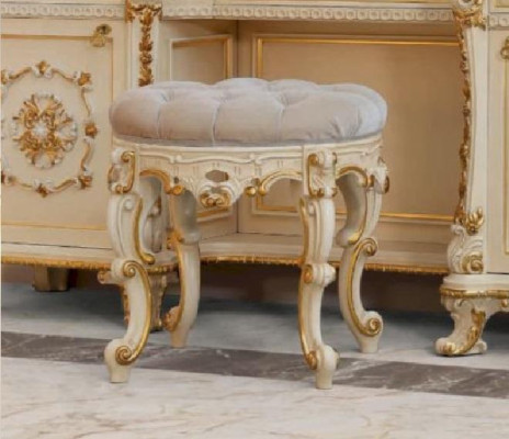 Hocker Chesterfield Luksusa palīgstabu krēsls Krēsls Polster guļamistaba
