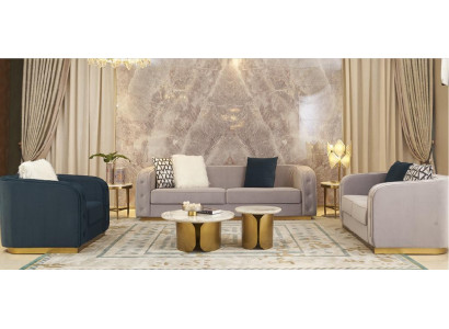 Luksusa viesnīcas mēbeles, dīvāns, atpūtas komplekts, mēbeles, dzīvojamā istaba, trīsvietīgs dīvāns.