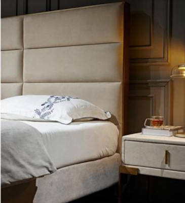 Gulta Lauko gulta Dizains Luksus Luksuss Polsterbett Designbett Tekstils Gultas Dubultgulta