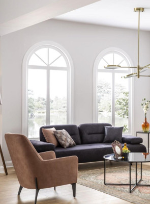 Sofa komplekts 4+3+1 sēdvietu dizains dīvāns mēbeles Moderns Luxus Neu