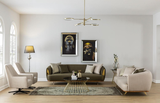 Krēsls Moderns vienvietīgs luksusa krēsls Iekārtas Dzīvojamā istaba Sofa 1 vieta Jauns