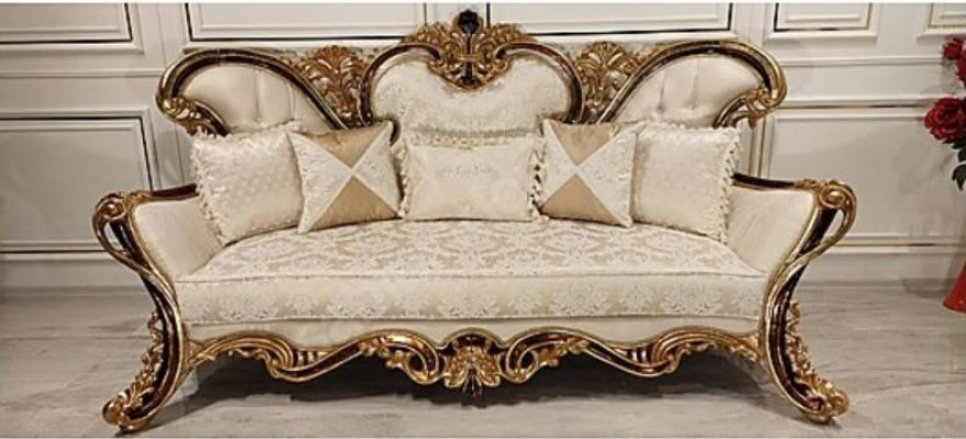 Dzīvojamā istaba Dīvāns Sofa Mēbeles Klasiska iekārtojums 3-vietīgs dīvāns