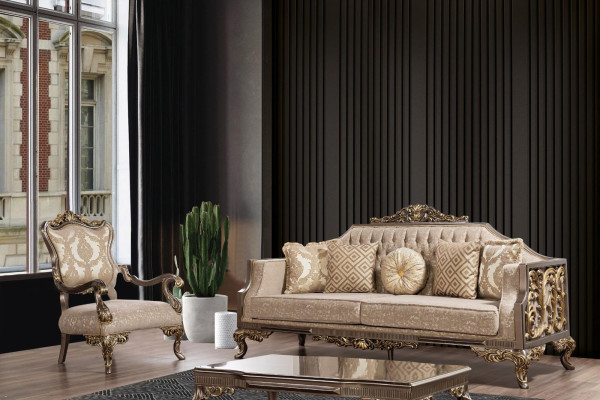 Koka galds Mēbeles galdi Sofa galds Klasiskie koka galdi Baroka galdi 119x79