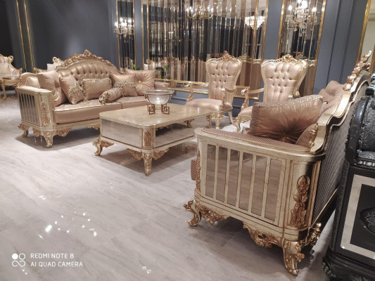 Beiger Chesterfield krēsla antīkais stils krēsli ar roku balstiem baroka un rokoka stilā mēbeles