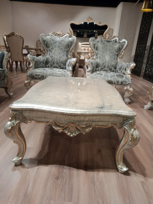 Klasiskais trona krēsls mēbeles baroks krēsls Chesterfield audekls krēsls