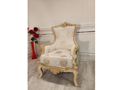 Klasiskais tronis krēsls krēsls mēbeles baroks krēsls Chesterfield samts