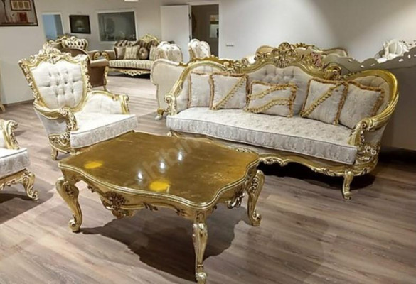 Chesterfield krēsls Ser Garnitur 1+1 vietām Dīvāns Spilvens Mēbeles Iekārtojums