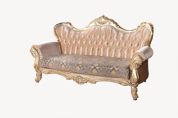 Chesterfield baroka trīsvietu dīvāns mēbeles dīvāns audums zelts dīvāns