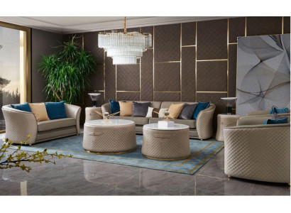 Sofas komplekts 4-vieti gaišiensofa zīda stūra dīvāns dizaina garnitūra