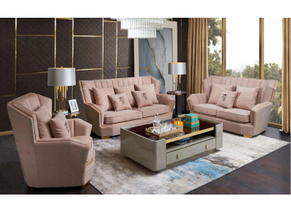 Luksusa mēbeļu dīvāngarnitūra dīvāns dīvāns polster 321-vietīgs dīvāns galdiņš dīvāns.